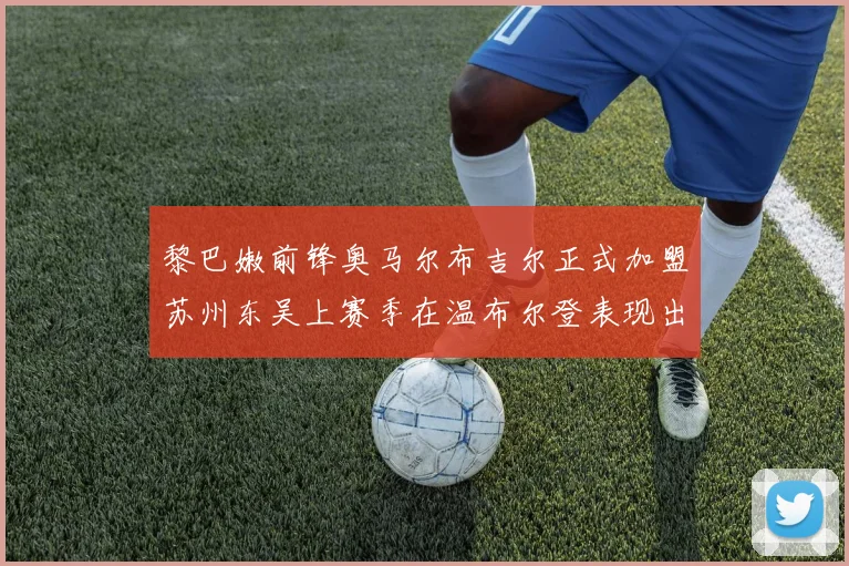 黎巴嫩前锋奥马尔布吉尔正式加盟苏州东吴上赛季在温布尔登表现出色
